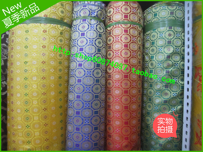 Special Price Hidden Boutique Fabric 8 Auspicious Fabric Round Pattern Tibetan Clothes Fabric Color Variety