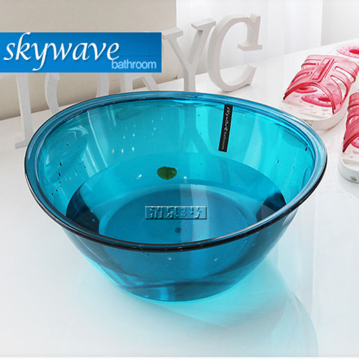 South Korea Import Washbasin Plastic Basin Laundry Basin Large Number Children Washbasin Thickened Baby Washbasin Baby Washbasin