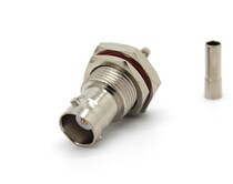 BNCKY-C-1 5 with nut washer to RG316 wire can be customized wire all copper BNC female head with nut pad