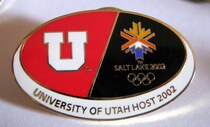 2002 nian Olympics in Salt Lake City badge