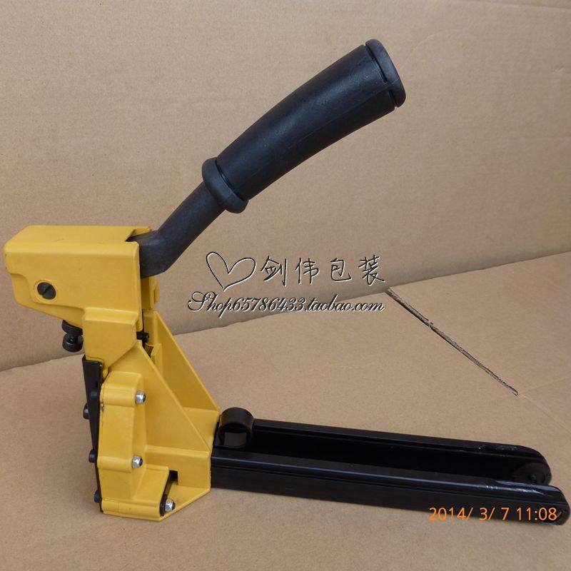 Good quality box sealing machine Shengong brand 16-19mm universal manual box ordering machine