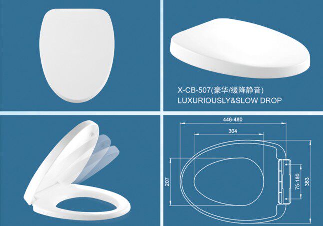 SUNLOT Shenluda 77209A toilet accessories toilet thickening slow-lowering urea-formaldehyde cover plate 77206