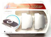 Nắp pin PSP mới + nắp pin cao màu bạc (để PSP2000 sử dụng pin dày) - PSP kết hợp