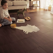 Sậy trẻ em khâu thảm bò Phòng khách phòng ngủ màu xanh lá cây dày bọt pad Câu đố bé 60 60