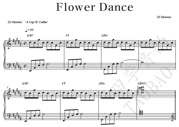 DJ Okawari Flower Dance Piano Solo Spectrum