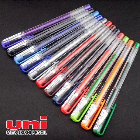 UNI Mitsubishi UM-100 gel pen color original Mitsubishi water pen 0 5mm signature pen