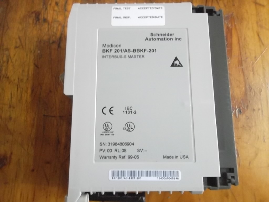 Schneider Modi Constable MODICON PLC Module BKF 201 AS-BBKF-201