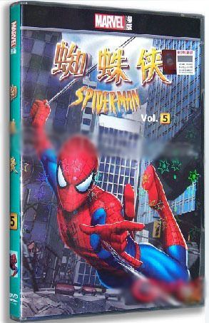 蜘蛛侠5 盒装DVD蜘蛛侠动画版 Spider man
