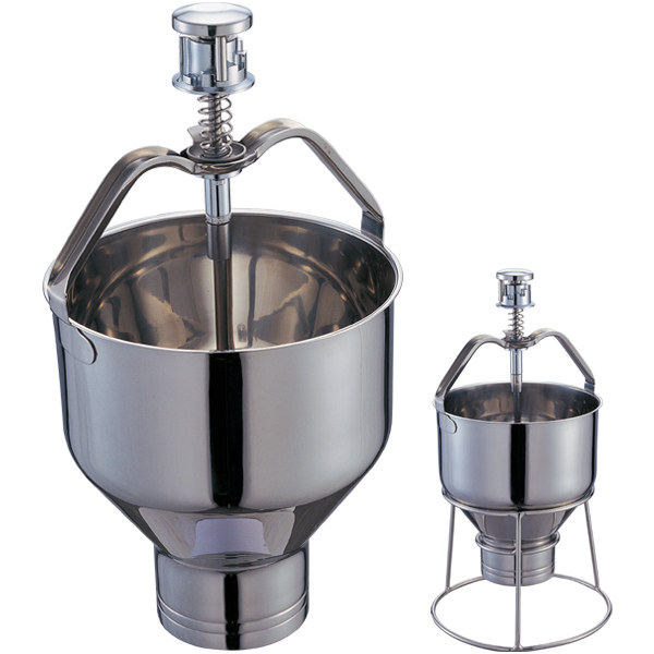 EAST Stainless Steel Manual Doughnut Funnel Control Powder Burnt Dispenser Non Octopus Pellet Subfunnel Rack Tool
