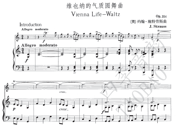 (s) Strauss Vienna's Temperament Round Dance Violin Piano Ensemble (epigenealogy)