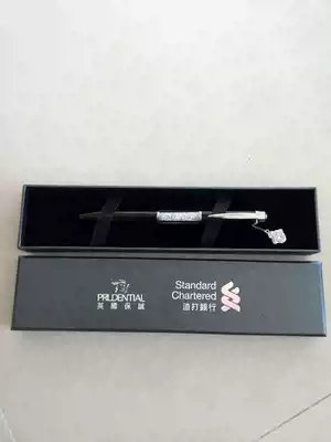 Hong Kong Standard Chartered Bank 150th Anniversary Portable Crystal Commemorative Pen