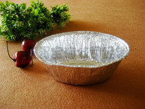Aluminum foil Oval cake paper aluminum foil Oval cake Cup tin paper disposable high temperature resistant cake mold 125