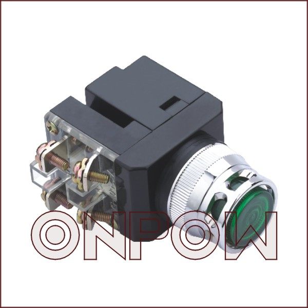 ONPOW Zhejiang HONGBO switch 25 30mm round self-healing illuminated button HB25 (30)-11D 220v24v