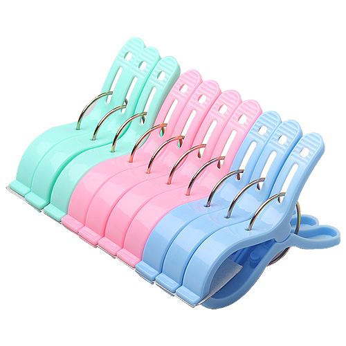 Home Daily Strong cotton quilts with windproof clips plastic clotheshorse drying clamps 10 only clothes