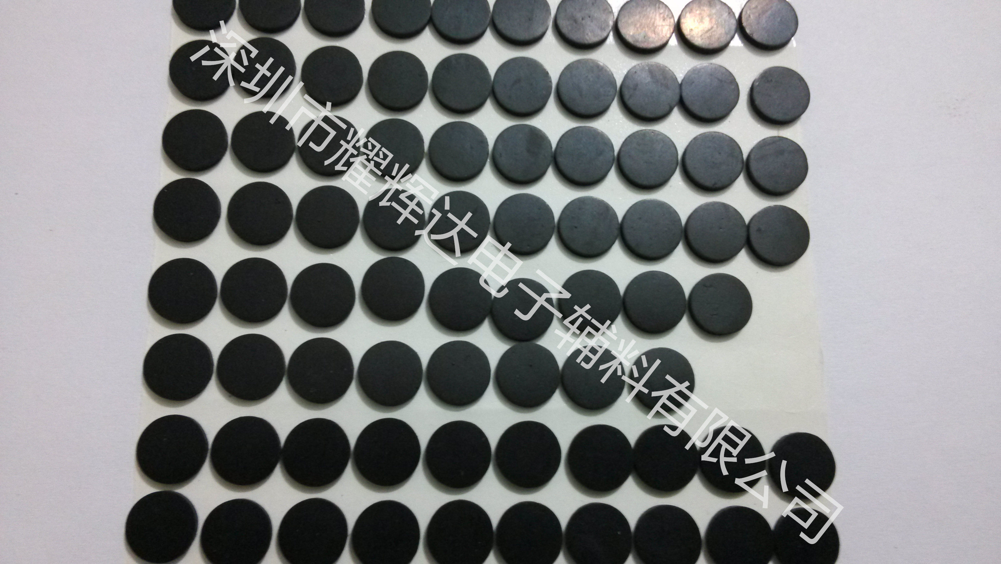 Single Sided Back Gum Rubber Mat Table And Chairs Rubber Mat Craft Gift Pendulum accessories Anti-Slip Mat Appliances Shockproof Cushion Diameter 8 * 2mm