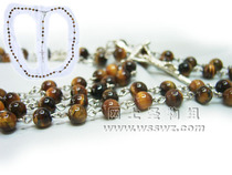Rosary of Rosary Tigers Eyestone Rosary 6mm Send Rosary Box