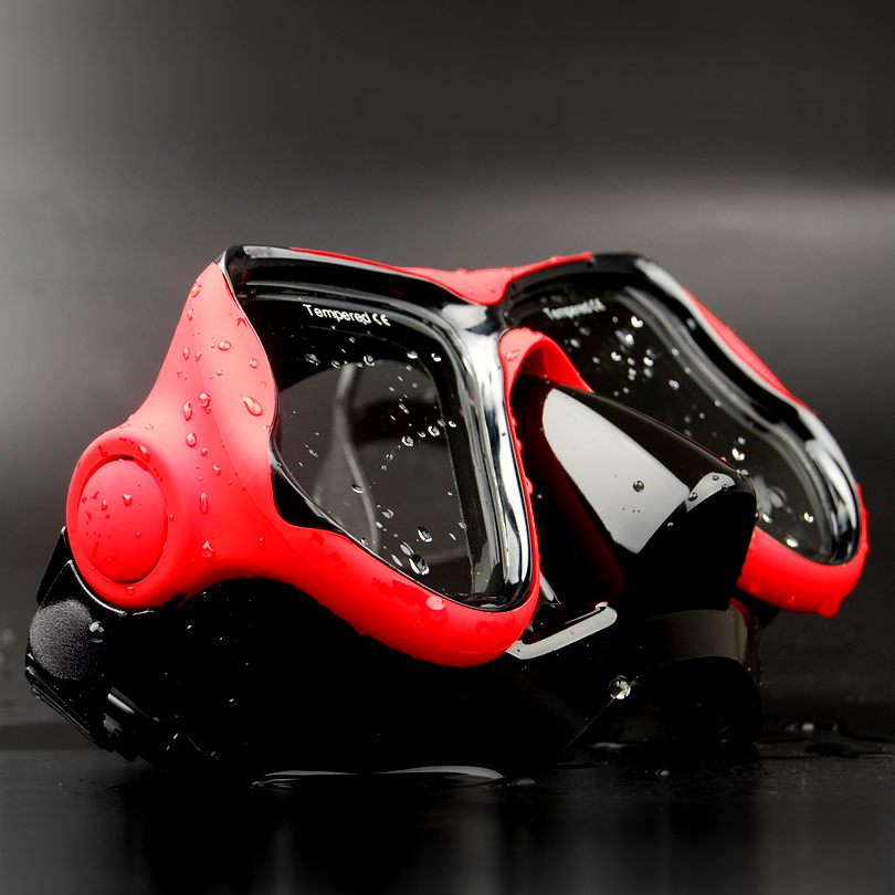 Export colorful fashion diving goggles glasses mask snorkeling mask silicone mask