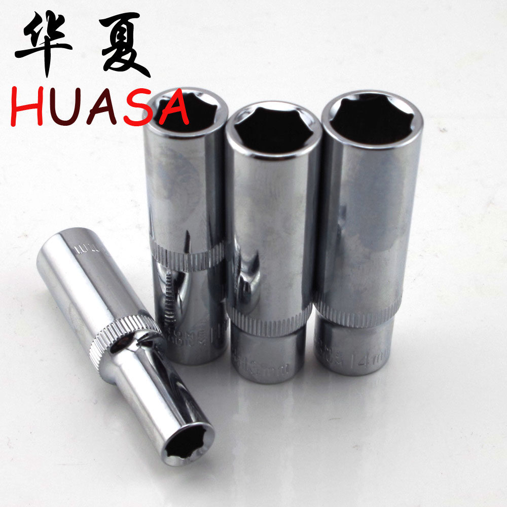 1 2 chrome vanadium steel hexagonal lengthened sleeve head 8-32mm sleeve wrench screw sleeve steam repair sleeve head