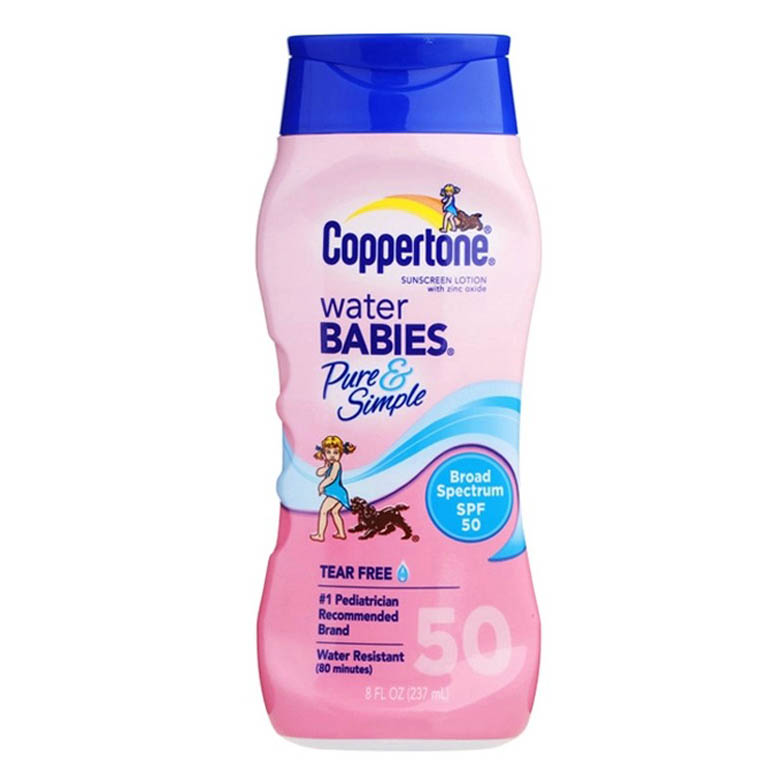 Coppertone/水宝宝防晒霜spf50全身面部海边防紫外线防水不刺激