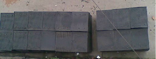 Rubber transport facility decelerated plate quality rubber anti-noise plate soundproof plate equipment deceleration strip