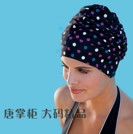 Large number comfort 100 pleats for ear hats swimming clots for long hair Bremen and European and American stars with the same female soft bath hat