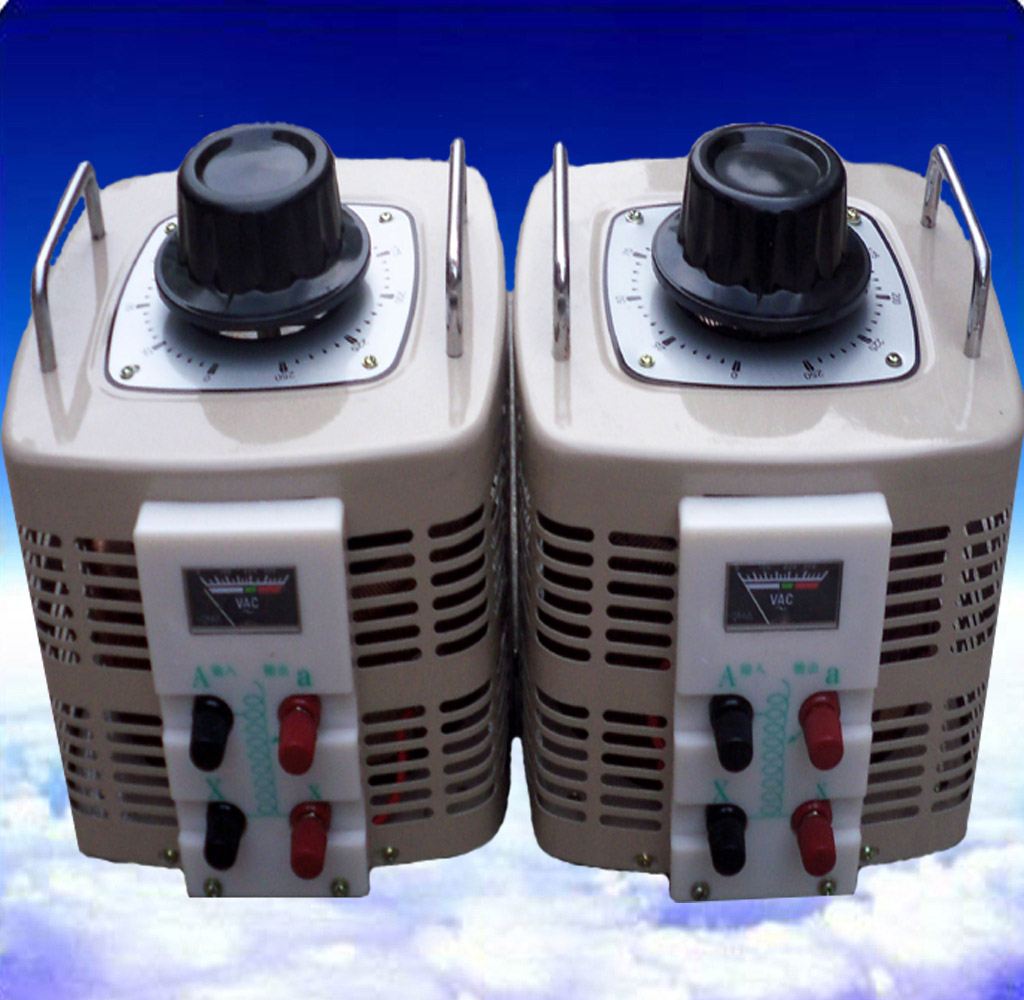 All copper TDGC2-2KVA voltage regulator 2000w single-phase input 220V output 0-250V adjustable voltage regulator