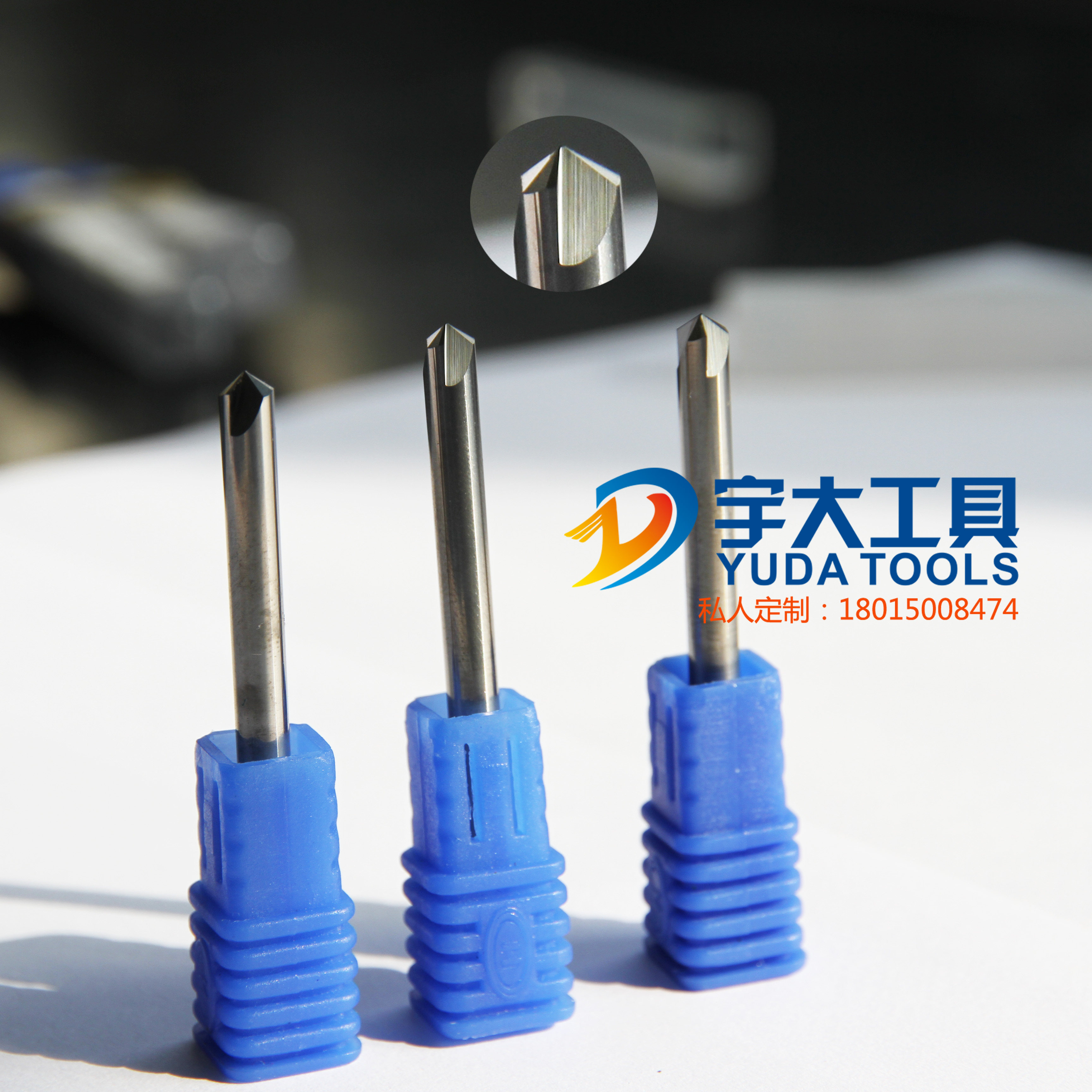 Custom tungsten steel chamfered knife set for hard alloy forming drill book for non-standard taper milling cutter
