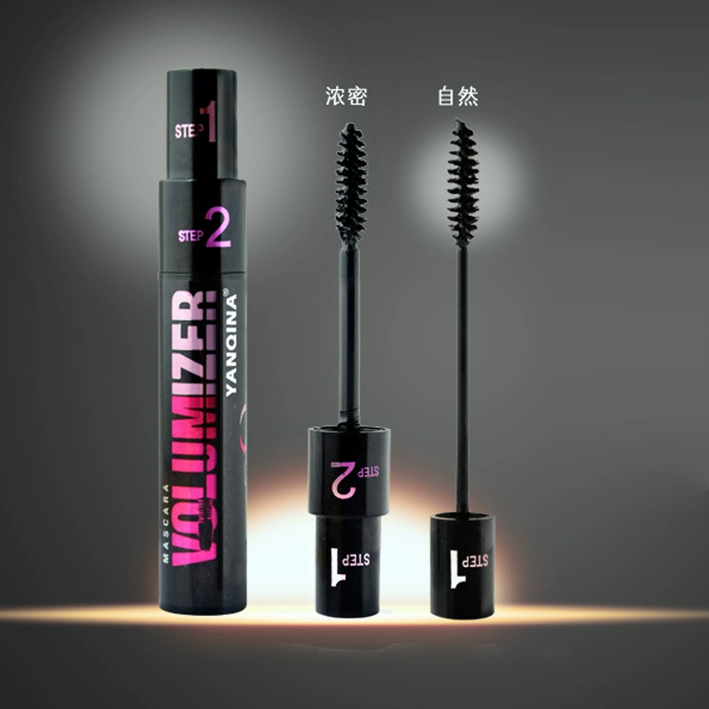 Mascara điều chỉnh lượng tác động kép, vặn và làm thon gọn, chống thấm nước, chống va chạm, lâu trôi tự nhiên, làm dày mi, dày đen, không nở - Kem Mascara / Revitalash