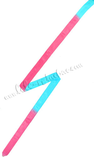 Artificial Silk-Art Gymnastics Ribbon - Two colors RG Ribbon
