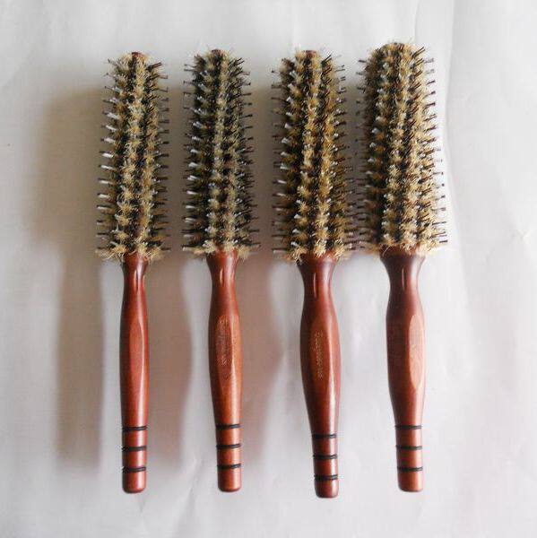 Do not pull hair professional heat-resistant bristle comb bristle comb hair stylist (large, medium and small)