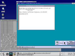 Various versions of the Linux VNC set up