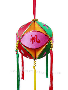 Handmade Embroidery Ball Guangxi Zhuang Clan Embroidery Ball Featured Gift Craft Gift Decoration Handmade Embroidery Ball 6cm
