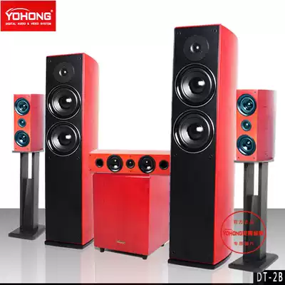 YOHONG yinghan DT-2B true wood skin skin 5 1 home theater audio set HIFI floor speaker subwoofer