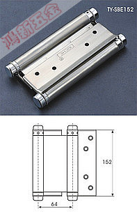 Concorde Double Spring 6 inch stainless steel spring hinge free door spring pairing page