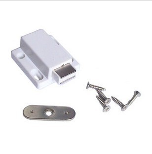 Spring door sucked glass single door magnetic button door silent self - ball cabinet door touched on the spring cabinet door