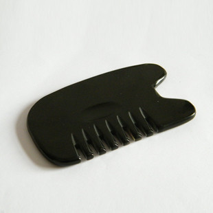 Meridian scraping board horn comb horn scraping comb pure horn scraping board plus leather bag