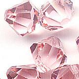 Austrian Element Schhome Crystal 6301 (6328) Side hole upper hole magenta 223 light pink