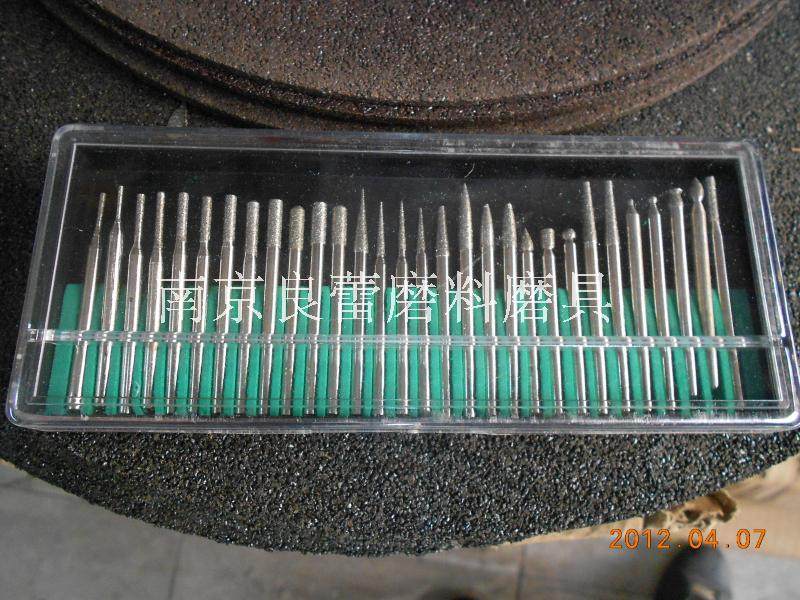 Boutique diamond grinding head grinding needle grinding rod grinding head diamond grinding head 30 sets
