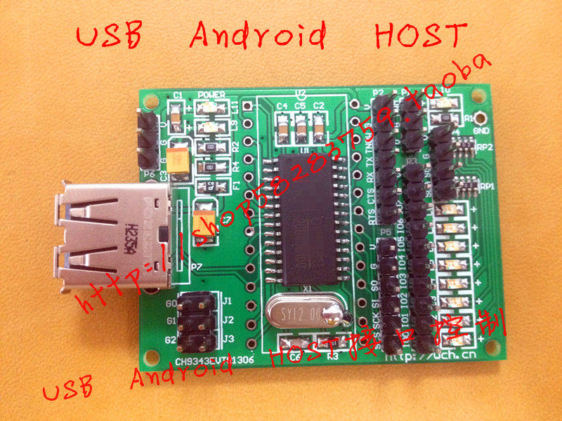 USB Android HOST Interface controls Android USB Go SPI I2C GPIO PWM Module 311