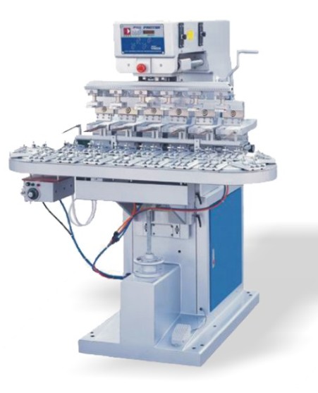 6 color pad printing machine 6 color turntable pad printing machine 6 color transport belt pad printing machine Warranty for one year can be invoiced