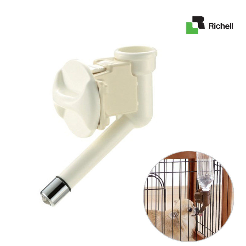 Richell pet water feeder for fence and cage automatic drinking water head dog water dispenser