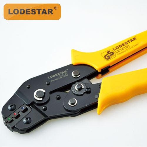 Terminal pliers Leda insulated terminal crimping pliers labor-saving ratchet terminal press pliers L214191