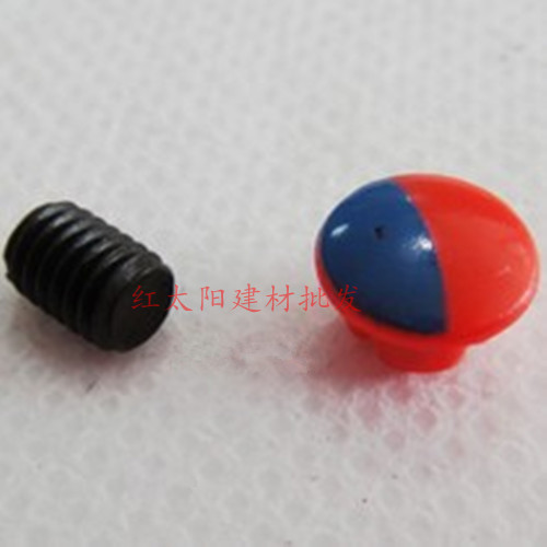 Faucet accessories handle handle fixing screw hot and cold water logo switch red and blue label decorative cover logo
