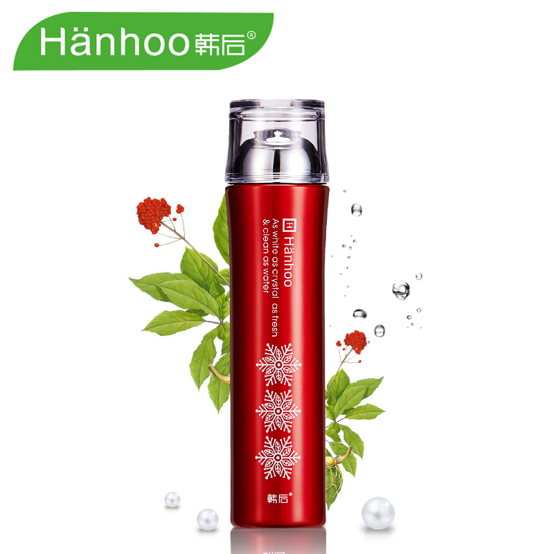 韩后雪玲珑爽肤水晶纯美白细肤液150ml 补水保湿嫩肤提亮肤色化妆