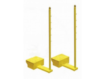 Badminton post mobile badminton stand standard badminton post counterweighted badminton net stand