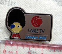2012 London Olympics Badge Hong Kong Media Remembrance of the London Soldier PIN