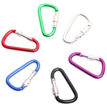 Aid state outdoor carabiner kettle safety buckle backpack hanging buckle 8 word hook keychain Aluminum alloy quick hanging