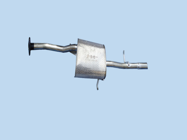 Shali N3 Three-compartment rear section exhaust pipe full stainless steel car silencer) exhaust pipe Charley silencer