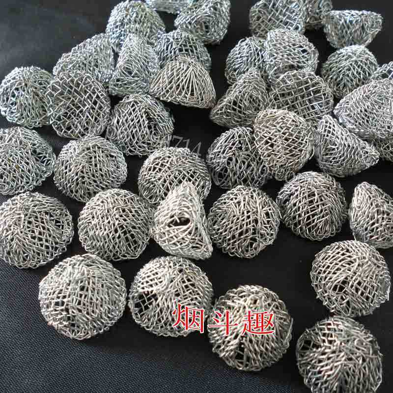 Smoking accessories and pipe accessories Metal combustion-supporting mesh filter 20MM tennis cigarette wire filling pad net auxiliary combustion