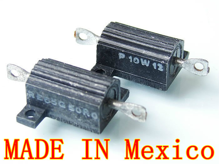 Imported from Mexico 50R 10W RE65G 50 Euro aluminum shell wire wound resistance 50Ω